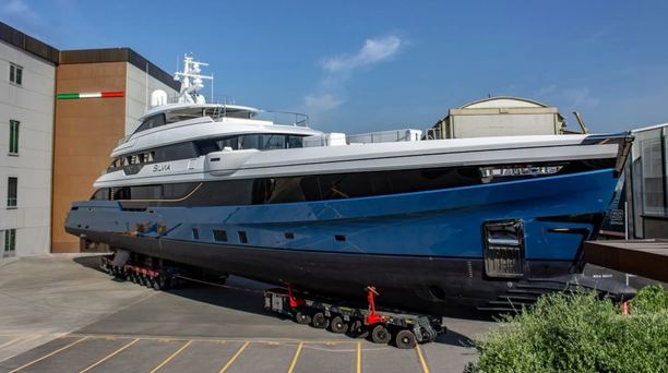 Second Admiral Panorama Superyacht Silvia Prepares for Launch Following First Hull Delivery