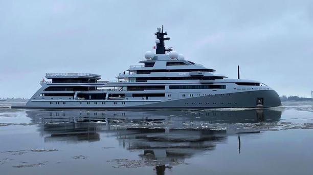 110m Lürssen superyacht O3 heads to sea trials ahead of 2026 delivery