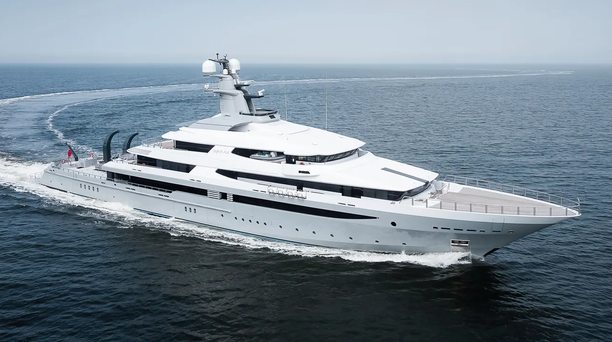 93m Oceanco Superyacht Draak Begins Sea Trials Following Major Rebuild