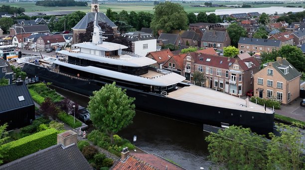 80m Feadship Superyacht Thalassa (Project 826) Prepares for Sea Trials 