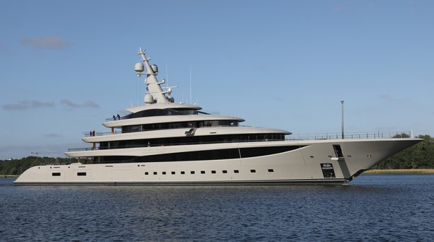 VIDEO: 102m Lürssen Superyacht Nixie Delivered
