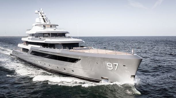 80m Feadship Valor Spotted on Sea Trials: Arctic Explorer Yacht Prepares for Delivery