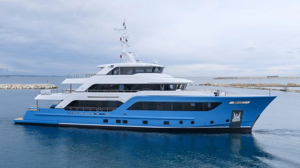 Newly-Launched First CdM Acciaio 130 40m Explorer Yacht Presence Listed for Sale 