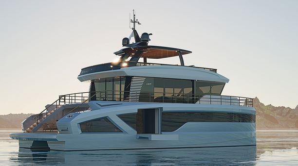 Watch the First Lazzara LPC 300 Catamaran Underway in New Video Ahead of 2025 CYF Debut 