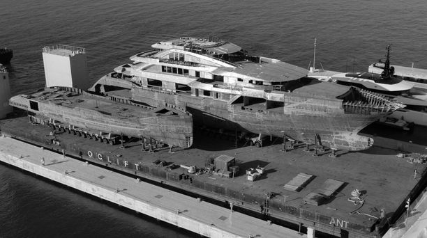 Outfitting Begins on Second ISA Classic 65 and Unica 45M Steel Superyachts
