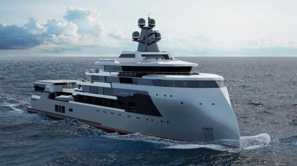 Redesigned 89m Explorer Yacht Concept Project LONTANO Revealed by Brythonic Yachts