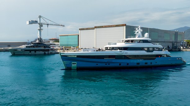 Second 53m Admiral Panorama Superyacht Silvia Launched with Hybrid Propulsion