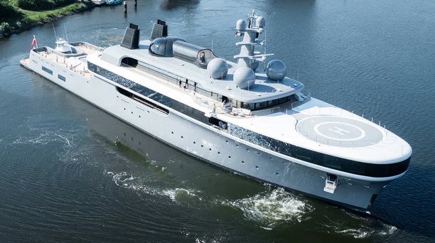 114m Lürssen Superyacht Nausicaä Delivered Following Landmark Fuel-Cell Build