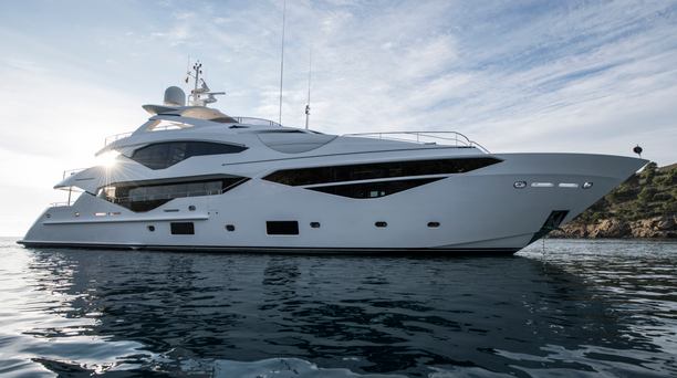 40m Sunseeker 131 Superyacht Berco Voyager Listed for Sale