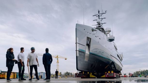 72m Damen Companion Yacht Indratus Emerges With New Look Following Oceanco Refit