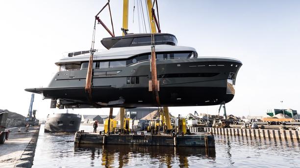 Second Steeler Ocean Explorer 85 yacht Moss launched
