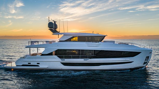 In-Build 27m Horizon FD90 Skylounge Motor Yacht Sold
