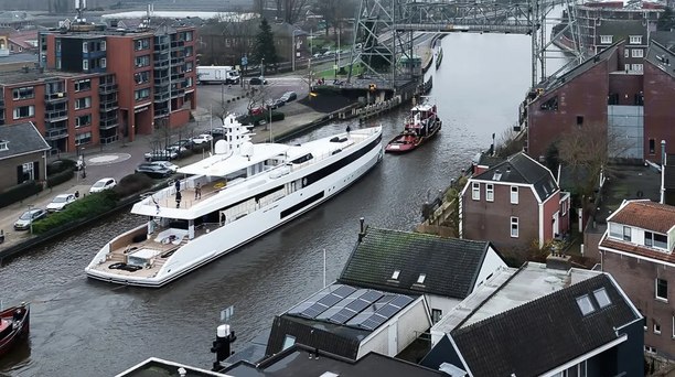 WATCH: 50m Feadship superyacht Graycliffs spotted preparing for sea trials