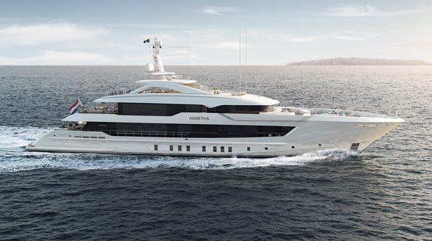 Watch Heesen’s 55m Steel Superyacht Agnetha Undergo Her Sea Trials