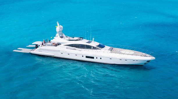 40m Mangusta 132 Motor Yacht Firefly Listed for Sale 