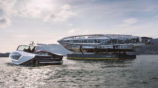 First Tecnomar for Lamborghini 101 Yacht Enters Outfitting Phase  