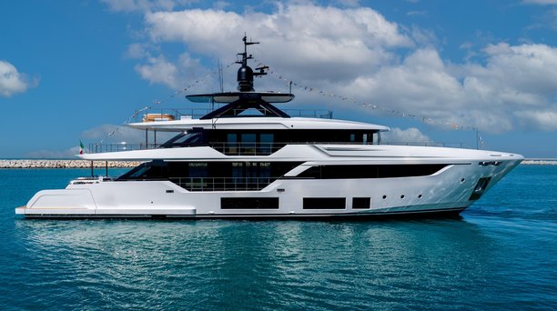 Third Custom Line Navetta 38 Motor Yacht Launched at Ferretti Group’s Ancona Yard