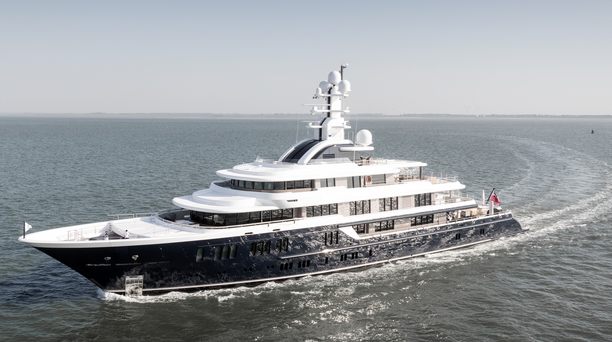 79m Delta Marine Superyacht Albatross Relaunched as Moonstone