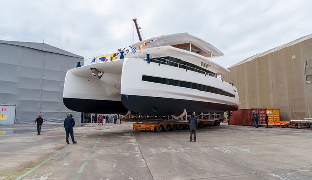 VisionF Yachts Launches First Ever Fully-Electric Catamaran