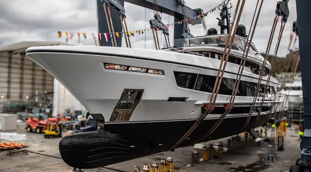 Eighth Baglietto T52 Superyacht Marsa Luna Launched in La Spezi