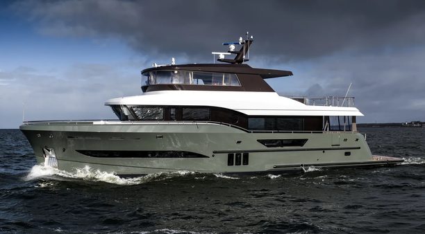 WATCH: Second Steeler Ocean Explorer 85 Yacht Moss Completes Sea Trials 