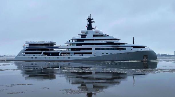 110m Lürssen superyacht O3 heads to sea trials ahead of 2026 delivery