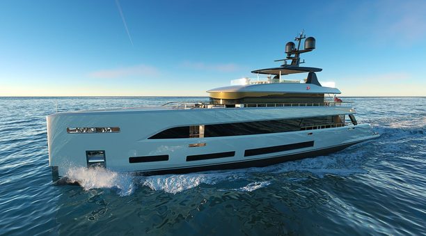 VIDEO: Sirena 42M Flagship Superyacht Moves Into Final Build Phase