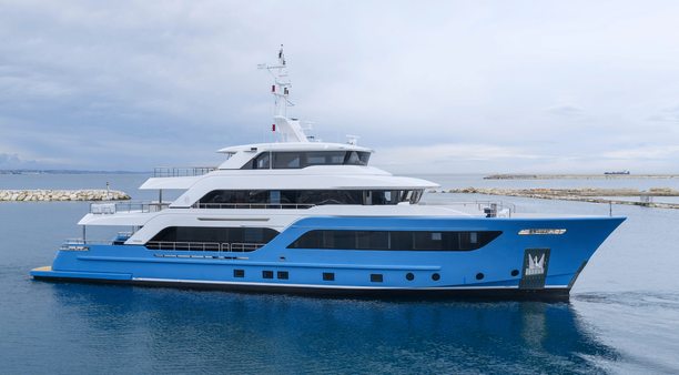 Newly-Launched First CdM Acciaio 130 40m Explorer Yacht Presence Listed for Sale