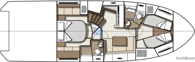 Lower Deck Beneteau Gran Turismo 46