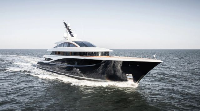 80m Feadship 714 Hybrid Superyacht Faith Delivered