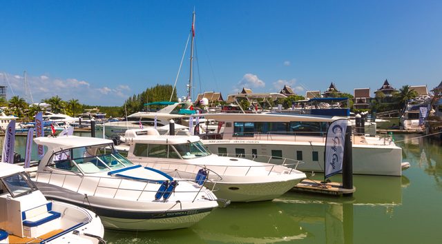 Boats docked in Thailand