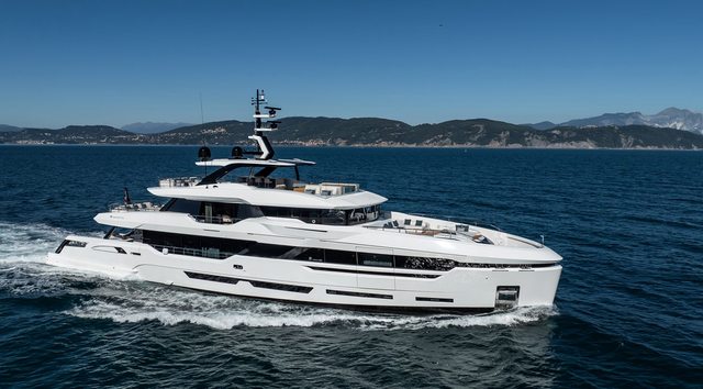 41m Baglietto DOM133 Superyacht Andala Listed for Sale