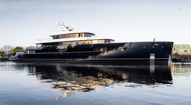 Feadship's 76m superyacht ONE launched