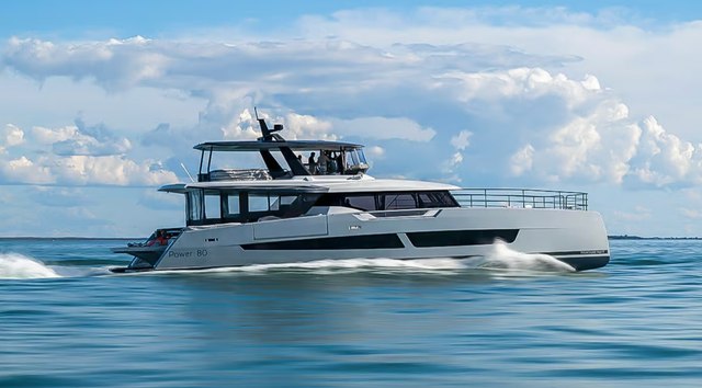 First Fountaine Pajot Power 80 Catamaran Delivered