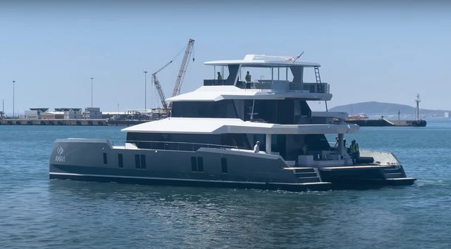 Inaugural Two Oceans 870 Power Catamaran Launched in South Africa