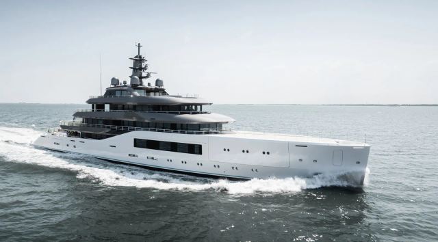 First Hybrid Amels 80 Superyacht Begins Sea Trials 