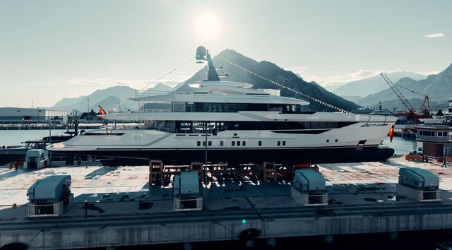 WATCH: Second 52m Bilgin 170 superyacht launched in Antalya