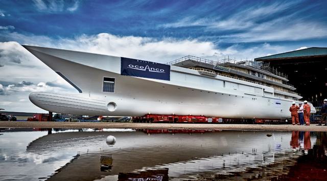 Oceanco’s  superyacht enters outfitting phase