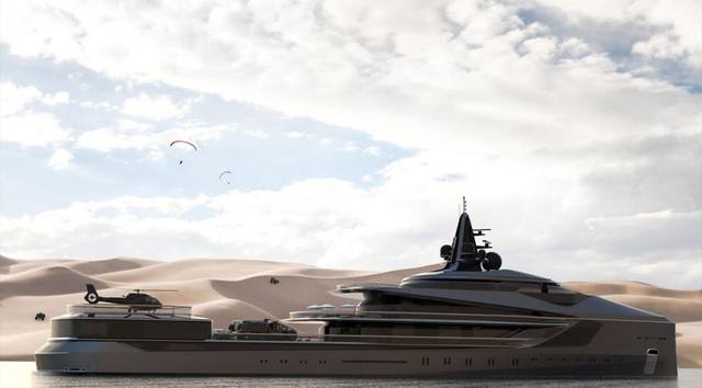 Oceanco unveil astonishing 105m Esquel expedition concept