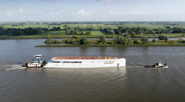 FIRST LOOK: 83m Feadship Project 832 Superyacht Hull Emerges Ahead of Outfitting