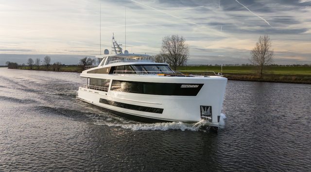Third 36m Van der Valk Jangada for Repeat Owner Begins Sea Trials