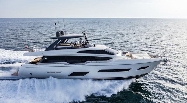 24m Ferretti 780 Motor Yacht Cloud Nine Listed for Sale 