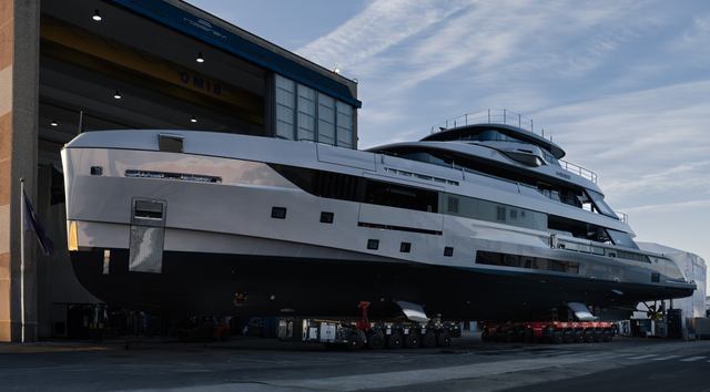 WATCH: Rossinavi Launches 53m Full-Custom Superyacht Heed in Pisa