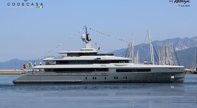 Codecasa launch 58m M/Y KATHRYN