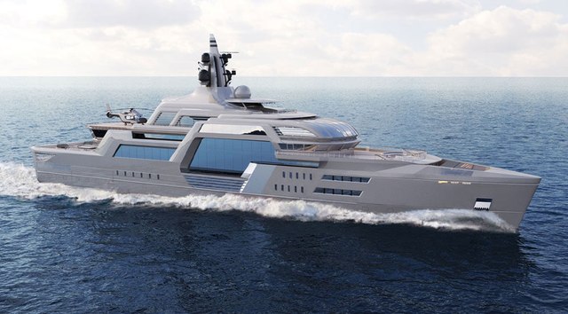 115m Stormbreaker superyacht concept revealed by Theodoros Fotiadis