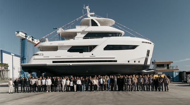 WATCH: Second Bering 88 Expedition Yacht Sayna Launched