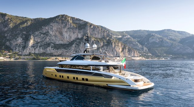 Dynamiq completes ‘golden’ flagship 41m superyacht STEFANIA