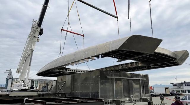 34m Crescent CCY110 Multihull Yacht Reaches New Construction Milestone