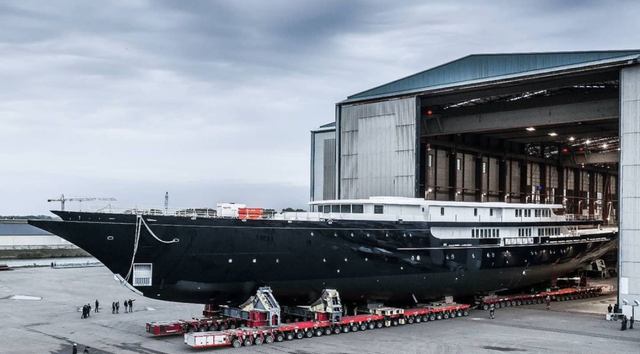 Oceanco’s 127m sailing superyacht Y721 breaks cover