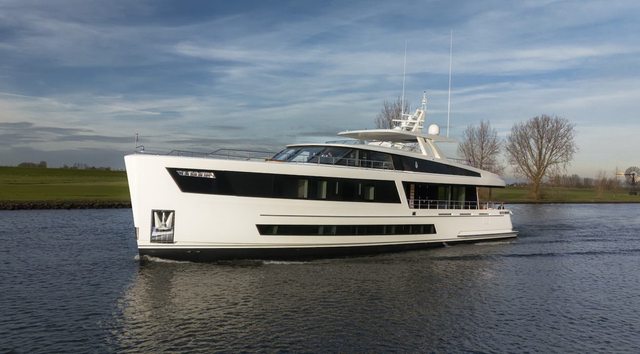36m Custom Van der Valk Superyacht Jangada Delivered